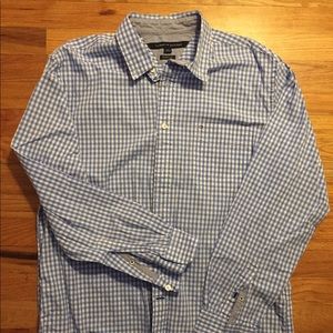 Tommy Hilfiger Classic Fit Blue Checkered Shirt